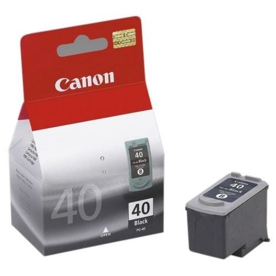  Зображення Картридж Canon PG-40Bk iP1600/1700/1800/2200/2500, MP150/170/450, Fax JX200/500 