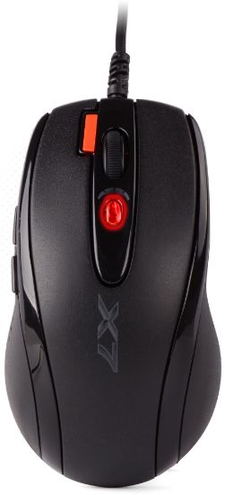  Зображення Мишка A4-Tech X-710BK USB Black 