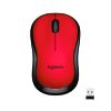  Зображення Миша бездротова Logitech M220 Silent Wireless Black/Red (910-004880)) 