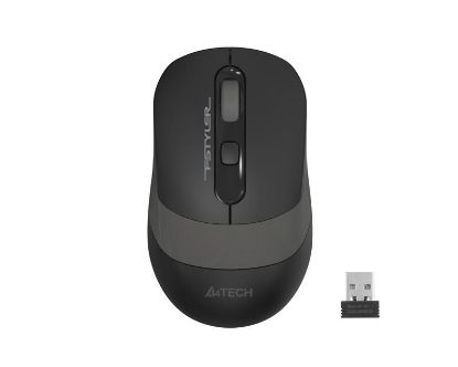  Зображення Мишка бездротова A4-Tech Fstyler FG10S Black/Grey 