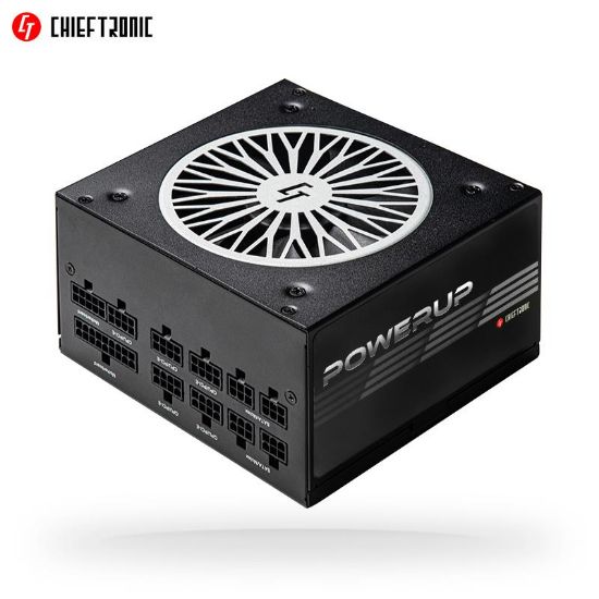  Зображення Блок живлення CHIEFTEC Chieftronic PowerUP Gold  (750W), >90%, 80+ Gold, 120мм, 1xMB 24pin(20+4), 2xCPU 8pin(4+4), 3xMolex, 9xSATA, 4xPCIe 8pin(6+2), Fully Modular 