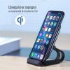  Зображення Беспроводное зарядное устройство ColorWay Wireless Stand 15W Black (подставка для телефона) 