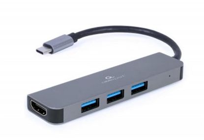  Зображення USB Type-C концентратор (Hub) Cablexpert (A-CM-COMBO2-01) 