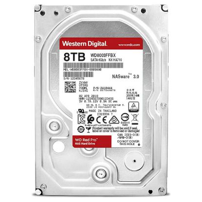  Зображення Жорсткий диск WD  8TB 3.5" 7200 256MB SATA Red Pro NAS 