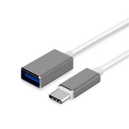  Зображення Перехідник Type-C to USB XoKo (XK-AC120-GR) 