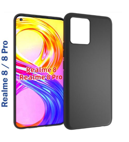  Зображення Чохол-накладка BeCover для Realme 8/8 Pro Black (706935) 