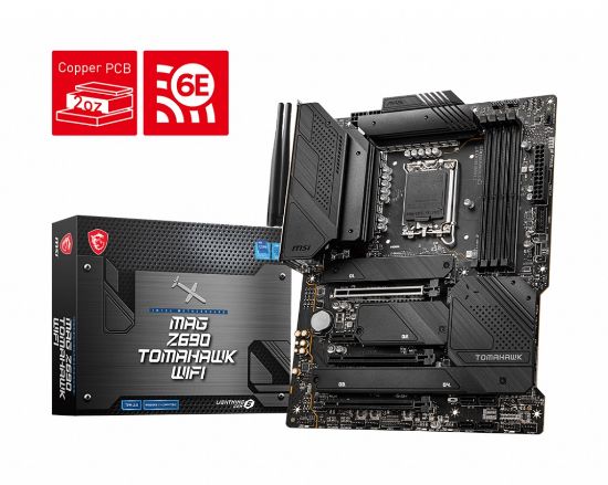  Зображення Материнська плата MSI MAG Z690 Tomahawk WiFi Socket 1700 