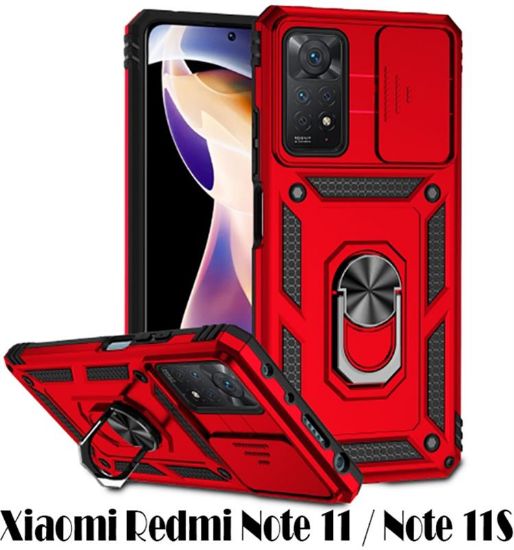  Зображення Чохол до мобільного телефона BeCover Military Xiaomi Redmi Note 11 / Note 11S Red (707415) 