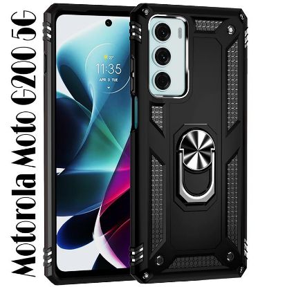  Зображення Чохол до мобільного телефона BeCover Military Motorola Moto G200 5G Black (707403) 