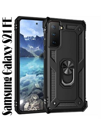  Зображення Чохол-накладка BeCover Military для Samsung Galaxy S21 FE SM-G990 Black (707364) 