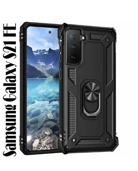  Зображення Чохол-накладка BeCover Military для Samsung Galaxy S21 FE SM-G990 Black (707364) 