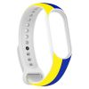  Зображення Ремінець до фітнес браслета Armorstandart для Xiaomi Mi Band 7/6/5 New Style Blue - Yellow (ARM61907) 