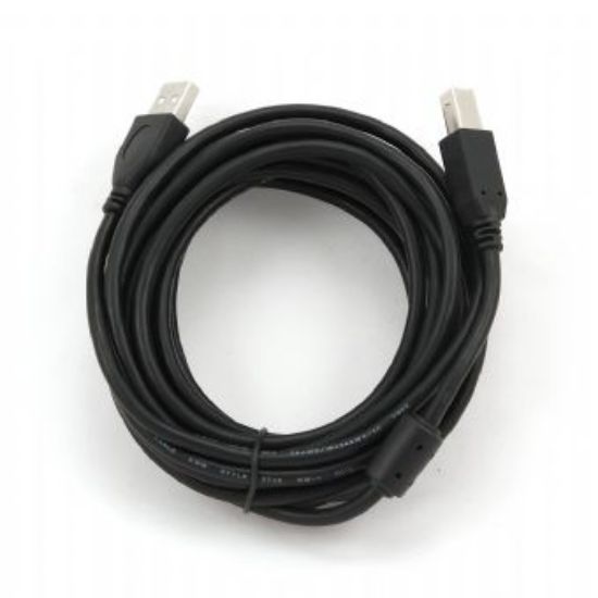  Зображення Кабель USB 2.0 (AM/BM) 4.5m Cablexpert (CCF-USB2-AMBM-15) к принтеру, сканеру Black 