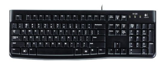  Зображення Клавіатура Logitech K120 USB Black OEM UA (920-002506)) 