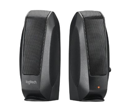  Зображення Speakers Logitech S-120 2.0 Black (980-000010) / 5W RMS OEM чорні) 