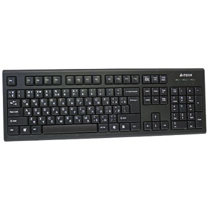  Зображення Клавіатура A4Tech KR-85 PS/2 (Black) Comfort Key Edge (4711421802185)) 