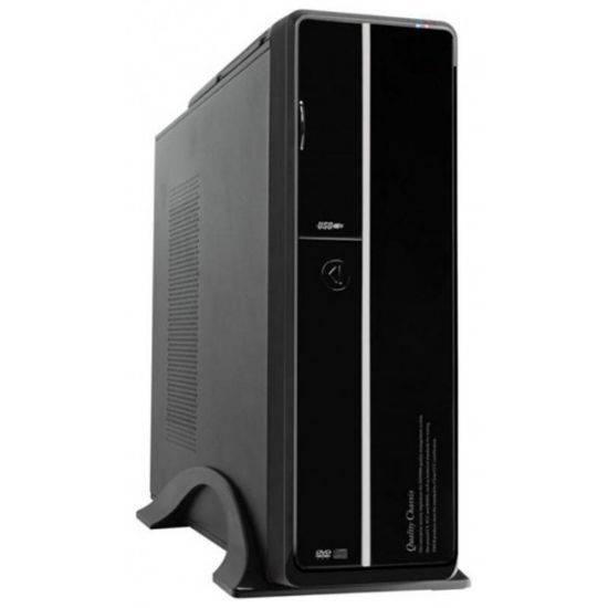  Зображення Корпус Logicpower S602 BS Slim 400w 8см, кардрідер, 2хUSB2.0, 2хUSB3.0, Black 