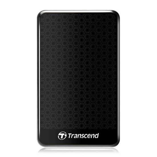  Зображення Зовнішній жорсткий диск USB 3.0   1TB 2.5"  Transcend StoreJet 25A3 5400rpm, Black  (TS1TSJ25A3K)) 