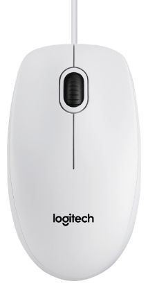  Зображення Миша Logitech B100 White USB OEM (910-003360)) 