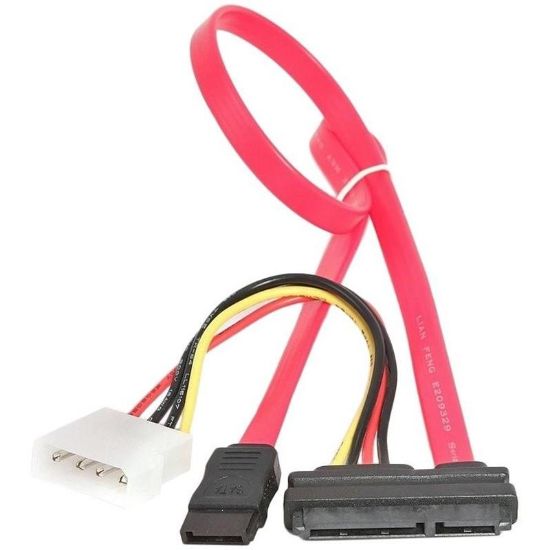  Зображення Шлейф живлення Gembird CC-SATA-C1 комбо SATA, дата 35 см, живлення 13.5см) 