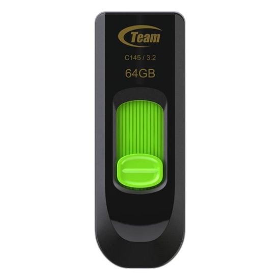  Зображення Флеш-накопичувач USB3.2  64GB Team C145 Green (TC145364GG01) 