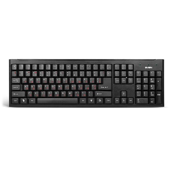  Зображення Клавіатура Sven 303 Standard Power Black USB+PS/2 