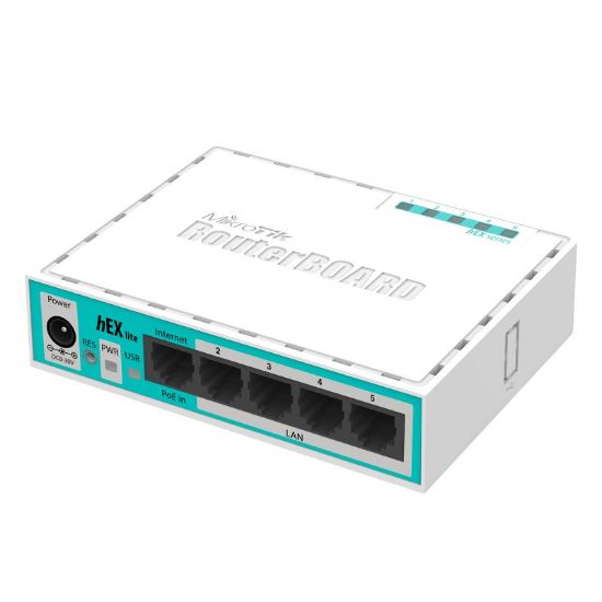  Зображення Маршрутизатор MikroTik hEX lite 