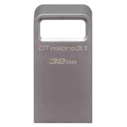  Зображення Модуль флеш-пам'яті Kingston 32GB DTMicro USB 3.1/3.0 Type-A metal ultra-compact drive  EAN: 740617242829 