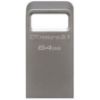  Зображення Модуль флеш-пам'яті Kingston 64GB DTMicro USB 3.1/3.0 Type-A metal ultra-compact drive EAN: 740617242874 