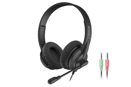  Зображення Гарнiтура A4Tech HS-10 Black 