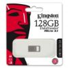  Зображення Модуль флеш-пам'яті Kingston 128GB DTMicro USB 3.1/3.0 Type-A metal ultra-compact drive  EAN: 740617242928 