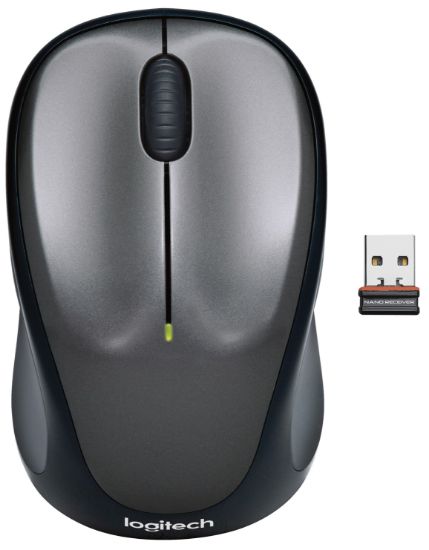  Зображення Мишка бездротова Logitech M235 Cordless (910-002201) Grey 