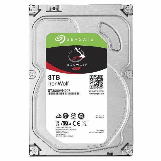  Зображення Накопичувач HDD SATA 3.0TB Seagate IronWolf NAS 5900rpm 64MB (ST3000VN007) 