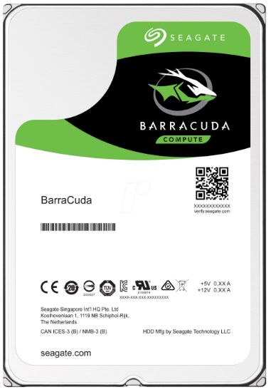  Зображення Жорсткий диск 2.5"  4TB Seagate Barracuda  5400rpm, 128MB, SATA 3  товщина диску 15mm) 