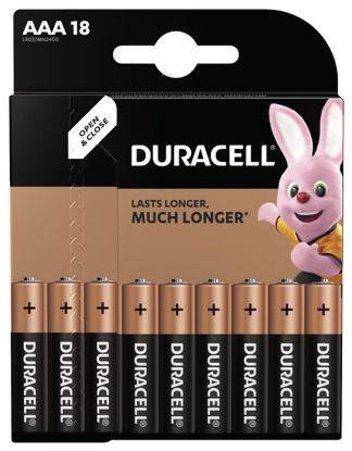  Зображення Батарейка Duracell Basic AAA/LR03 BL 18шт 