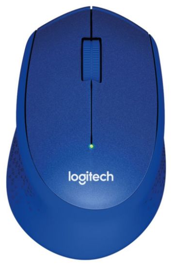  Зображення Миша бездротова Logitech M330 Silent Plus Wireless Blue (910-004910)) 