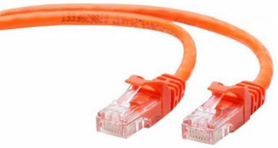  Зображення Патч-корд Cablexpert Cat.5e UTP RJ45 1m оранжевий (PP12-1M/O) 