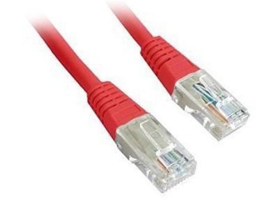  Зображення Патч-корд Cablexpert Cat.5e UTP RJ45 0.5m червоний (PP12-0.5M/R) 