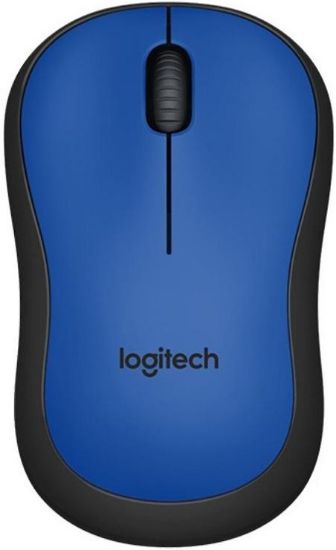  Зображення Миша бездротова Logitech M220 Silent Wireless Black/Blue (910-004879)) 