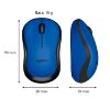  Зображення Миша бездротова Logitech M220 Silent Wireless Black/Blue (910-004879)) 