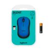  Зображення Миша бездротова Logitech M220 Silent Wireless Black/Blue (910-004879)) 