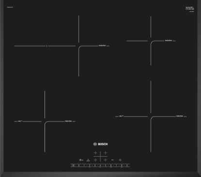  Зображення Варильна поверхня Bosch  індукційна, 60см, розширена зона, чорний 