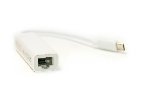  Зображення Перехідник PowerPlant USB Type C -> RJ45, 12см (DV00DV4067) 