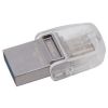  Зображення Модуль флеш-пам'яті Kingston 128GB DT microDuo 3C  USB 3.0/3.1 + Type-C flash drive EAN: 740617262551 