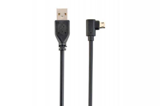  Зображення Кабель Cablexpert USB 2.0 - MicroUSB 5pin (CCB-USB2-AMmDM90-6) A-папа/B-папа, кутовий симетричний 1.8м) 