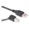  Зображення Кабель USB 2.0 (AM/BM) 1.8m Cablexpert (CCP-USB2-AMBM90-6) угловой (к принтеру, сканеру) Black 