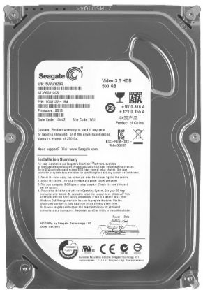  Зображення Накопичувач HDD SATA  500GB Seagate 5900rpm 8MB Video (ST3500312CS) Refurbished 