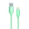  Зображення Кабель 1m USB 2.0 / Lightning Colorway (CW-CBUL004-MT) Mint 