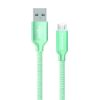  Зображення Кабель 1m USB 2.0 (AM/Micro USB) ColorWay (CW-CBUM002-MT) Mint 