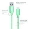  Зображення Кабель 1m USB 2.0 (AM/Micro USB) ColorWay (CW-CBUM002-MT) Mint 